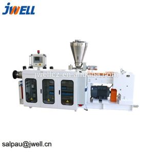 Continuous Working Plastic Pellet Extruder , Pvc Pelletizing Line Metal