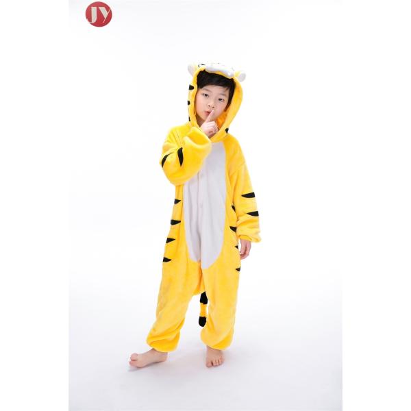 Buy Regular Sleeve Cartoon Flannel  Breathable Kids Winter animal Pajamas onesie at wholesale prices