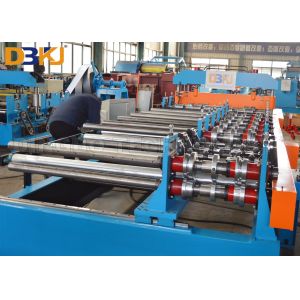 1000mm Galvanized Steel Roof Tile Forming Machine Hydraulic Cutting