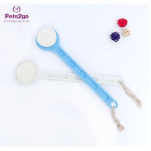 Pets2go Pet Massage Long Handle Dog Brush