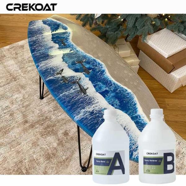 Buy Excellent Adhesion Table Top Epoxy Resin UV Stabilized For Outdoor at wholesale prices