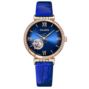 3ATM Waterproof Ladies Mechanical Watch , Custom Luxury Mechanical Watch