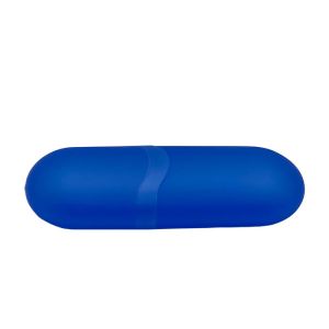 Capsule Plastic Glasses Case , Custom Logo Eco Friendly Glasses Case