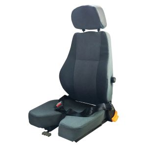 Quality Simple Type Ower Crane Seat With Mechanical Lumbar Support for sale