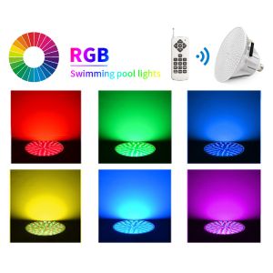 Remote 12V RGB Color Changing Pool Lights E26 Bulb Replacement For Pentair /