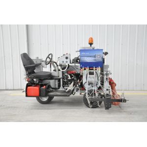 Samll Driving Thermoplastic Road Line Marking Tricycle Conduction Oil Heating