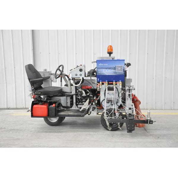 Samll Driving Thermoplastic Road Line Marking Tricycle Conduction Oil Heating