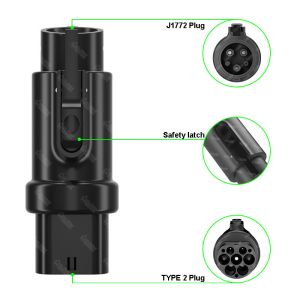 Dc Fast Charger Compatible Type 2 Charger With Type1 Charging Socket Type2 to