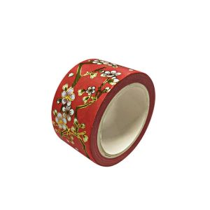Multi - Color Home Decoration 145um Printed Gold foil Washi Paper Tape