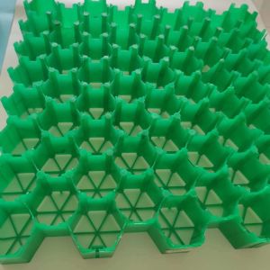 Green Parking and Garden Honeycomb Gravel Grass Paver Manufactured from HDPE
