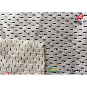 Custom Colour Big Hole 100% Polyester Sports Mesh Fabric , Breathable Mesh