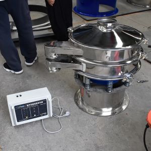 Capacity Noise ≤75dB Ultrasonic Vibrating Screen Machine 316L Stainless Steel