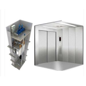 Microcontroller MRL Gearless Elevator 1300KG 12 Persons Machine Roomless