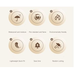 SL-M49A PU Waterproof Reptile Rock Background Easy Cleaning And Maintenance