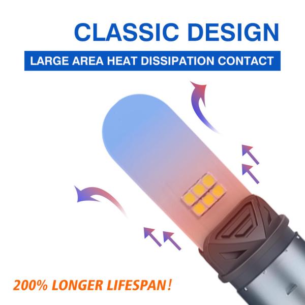 3030SMD Aluminum Board Motorcycle LED Headlight DC12V H4 HS1 BA20D H6