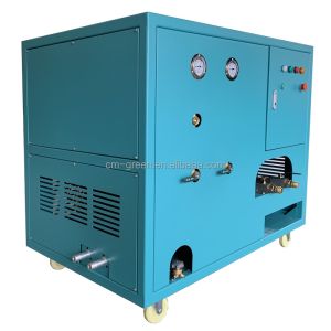 2HP Refrigerant Filling Equipment Oil Less High Pressure Refrigerant Recycling