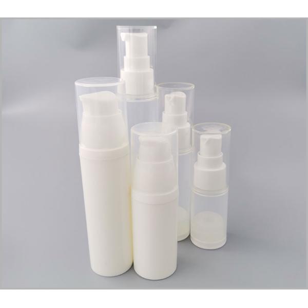 Lotion Pump Pressure 15ml Airless Dispenser Bottles Empty Screen Printing