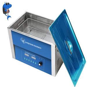 30 Liter Ultrasonic Carb Cleaner Side Handles Power Adjustable