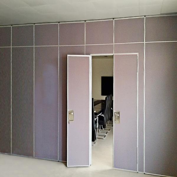 Banquet Hall Classroom Movable Wall Divider On Wheels For Art Gallery