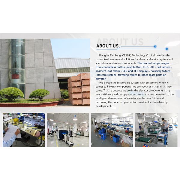 10.4'' Elevator TFT Display with DC12V/DC24V Power and ISO9001 Certification for Office Buildings