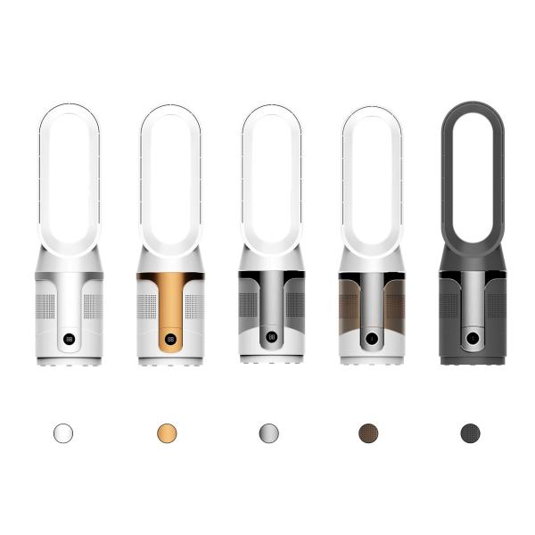 20 Inch Bladeless Cooling Heater Tower Fan with Hepa Air Purifier NO Adjustable Height