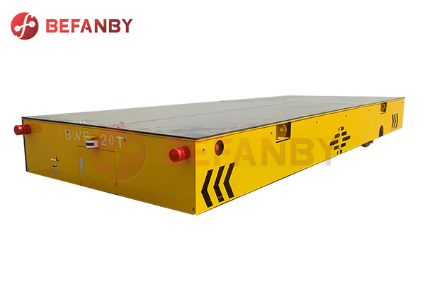 20 Tons Electric Heavy Duty Platform Trolley Flatbed Cargo Transfer