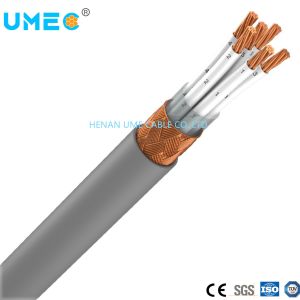 PVC Sheath Round Wire Stranded Plain Copper Conductor Communication Cable