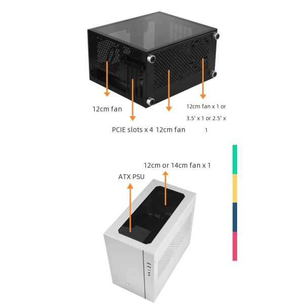 0.8mm SPCC Aluminium PC Case