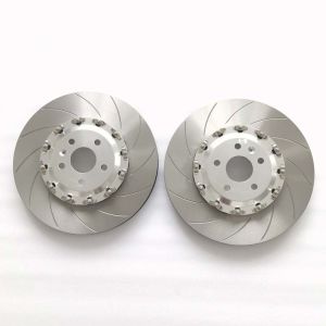 China 19 Inch Auto Brake Discs 370*32mm Groove Curved Disc Floating Bell For TT RS on sale