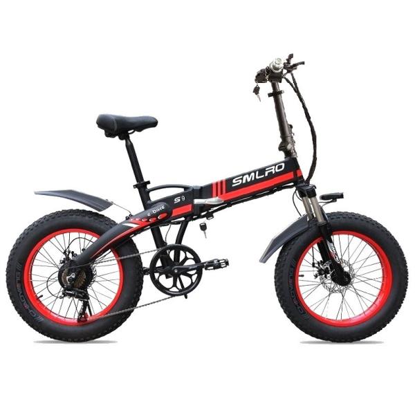 Buy S9 20 Fat Tire Folding Electric Bike 48V 350W Brushless Geared at wholesale prices