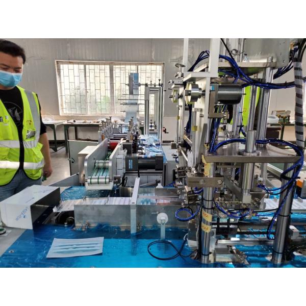 Buy Breathable Surgical Face Mask Machine / Custom Solid Face Mask Machine at wholesale prices