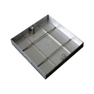 Welded Bar Galvanized Manhole Cover Mild Steel 2.0mm Material