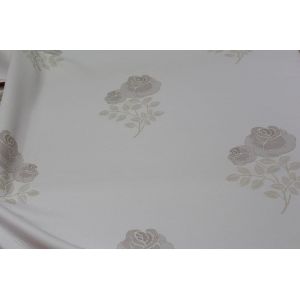 Moisture Proof 200gsm Polyester Jacquard Knitting Fabric With Rose Pattern