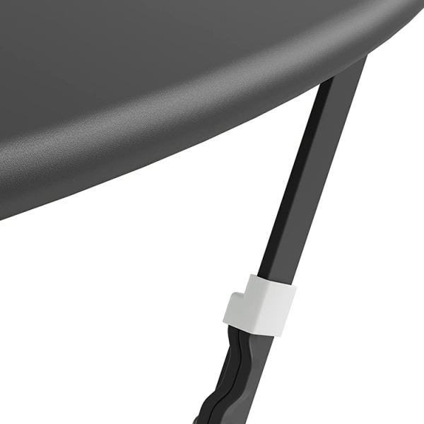 3 Piece Steel Folding Table and Chairs Set Perfect for Outdoor Patio Balcony or Garden