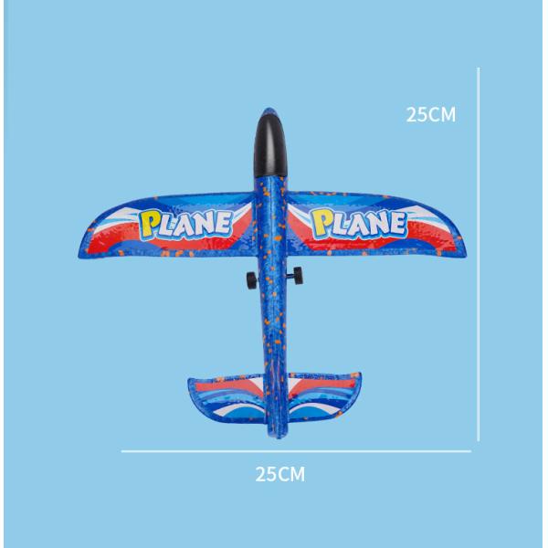 BOYS' Outdoor Sports Fun Foam Catapult Aircraft Gun for Children's Flying Glider Toy