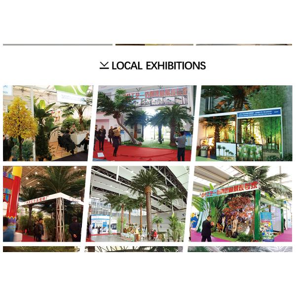 Customized Simulation 140cm Artificial Bamboo Areca Palm For Decoration