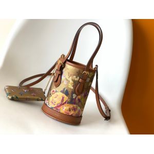 China Metallic Flower Louis Vuitton Neverfull Bucket Bags M81724 on sale
