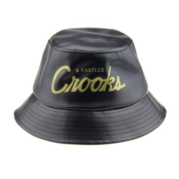 Durable Printing Fisherman Bucket Hats PU Sun Protection Bucket Hat
