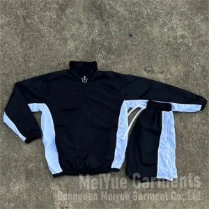 Custom Logo Windbreaker Nylon Pullover Shirt Lightweight Shorts Running Summer