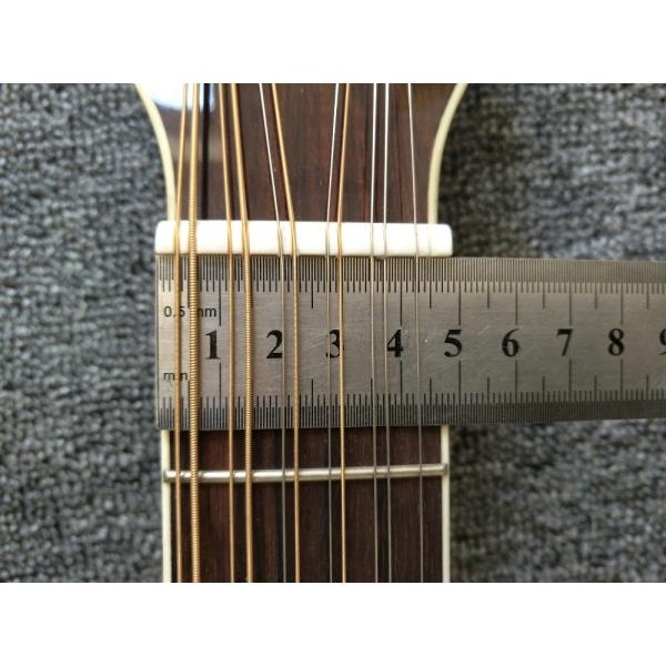 12 Strings Acoustic Guitar / guitar natural AAA Solid Spruce Body 43 inch Guitar Acoustic Fishman Pickups guitar