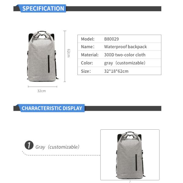 Outdoors Impermeable Bag Camouflage Dry Backpack Rafting Diving Back Pack waterproof bag pack For River Trekking