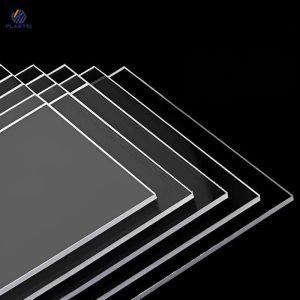 Cast Production Process Clear Acrylic Sheet Impact Resistant Customized Logo