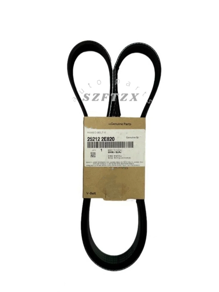 Brand New V-Ribbed Belt 252122E820 Fan Belt 25212-2E820 for HYUNDAI KIA 1.8L 2.0L
