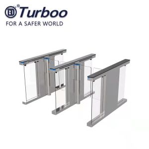 Transparent Acrylic Speed Gate Turnstile Access Control System