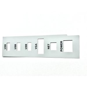 Quality PMS Matching PC Custom Graphic Overlays With 3M467 Rear Adhesive for sale