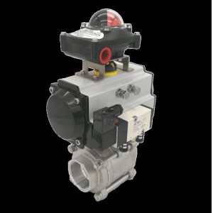 Pneumatic Flanged Ball Valve with Grade 2 and Grade 5 Balls for JB/T9092 Testing