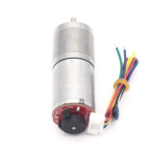 ASLONG Hall Motor Encoder Reduction Motor JGA25-370B 12V 8.6-977RPM High Torque