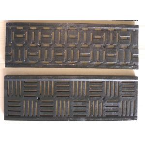 Automatic Line Metal Driveway Drainage Grates Deco Weave / Diamond Patterns