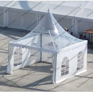 4m x 4m Clear Marquee Tent Aluminum Transparent Portable Temporarily Installed