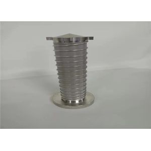 High Efficiency 304l Stainless Steel Pleated Filter Cartridge Long Service Life